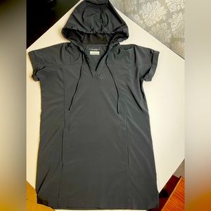 Women’s Black Columbia Omni Shade Hooded Mini Dress